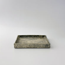 画像をギャラリービューアに読み込む, 4108 Taeko KAJIHARA 梶原妙子 /Square Plate M  粉打(黒)立縁正方皿 (中)