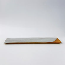 画像をギャラリービューアに読み込む, 4602 TaekoKAJIHARA  梶原妙子 / Long Flat Plate Madara 斑長々板皿