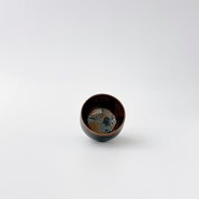 画像をギャラリービューアに読み込む, 504 井上祐希 Yuki INOUE / Sake Cup Silver Drip 天目銀滴ぐい呑み