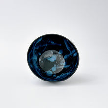画像をギャラリービューアに読み込む, 506 井上祐希 Yuki INOUE / 天目青釉滴飯椀(中) Tenmoku Blue  Rice Bowl M
