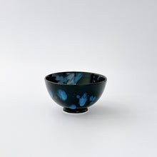 画像をギャラリービューアに読み込む, 507 井上祐希 Yuki INOUE / 天目青釉滴飯椀(小) Tenmoku Blue  Rice Bowl S
