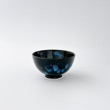 画像をギャラリービューアに読み込む, 507 井上祐希 Yuki INOUE / 天目青釉滴飯椀(小) Tenmoku Blue  Rice Bowl S