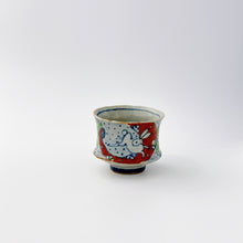 画像をギャラリービューアに読み込む, 皓洋窯 Kouyou Kiln / 420401手捻り リム湯呑み 兎 Hand-build Tea Cup Rabbit
