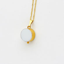 画像をギャラリービューアに読み込む, 6.kiln ロクキルン|月の光ネックレス(金)080203