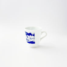画像をギャラリービューアに読み込む, 井上祐希 Yuki INOUE / 釉滴付立マグカップ BLUE ※われもの注意 Mug Cup "Fragile - Handle with Care" print