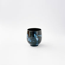 画像をギャラリービューアに読み込む, 井上祐希 Yuki INOUE / 天目青釉滴 湯呑 Japanese Tea Cup, Tenmoku Blue-Glaze Drip