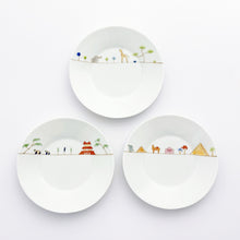 画像をギャラリービューアに読み込む, 一峰窯 Ippo Kiln / 410601e Small Flat Plate さんぽ 平皿(小)エジプト