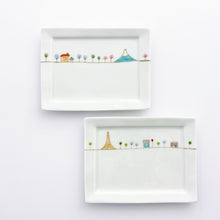 画像をギャラリービューアに読み込む, 一峰窯 Ippo Kiln / 410602j Small Rectangle Plateさんぽ 角トレイ(小) 日本