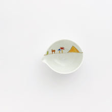 画像をギャラリービューアに読み込む, 一峰窯 Ippo Kiln / 410604e Small Oval Bowl (Pitcher)さんぽ 丸片口小付 エジプト