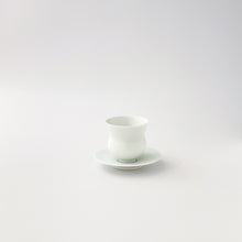 画像をギャラリービューアに読み込む, 210110 Ota Yuko Atelier Bisque 太田祐子/ Small Sencha Cup with Saucer "Kinchaku" 小煎茶碗(茶托付) 巾着