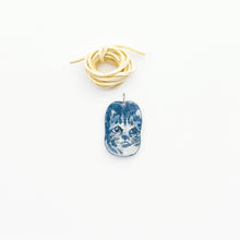 画像をギャラリービューアに読み込む, 星の谷窯 Hoshinotani Kiln/ ペンダント Cat Figure Ceramic Pendant (with cord) 715