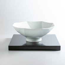画像をギャラリービューアに読み込む, 中尾純 Jun NAKAO / 白磁八角鉢 Octagonal Bowl White Porcelain 0210