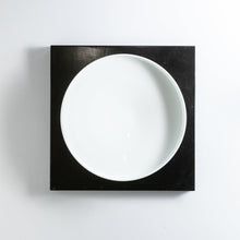 画像をギャラリービューアに読み込む, 中尾純 Jun NAKAO / 白磁皿(中心ずらし)Round Plate 0212