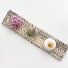 画像をギャラリービューアに読み込む, 4301 Taeko KAJIHARA 梶原妙子 / Extra Long Rectangle Plate 刷毛目(黒)長々皿