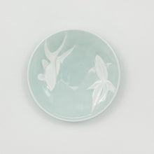 画像をギャラリービューアに読み込む, 川崎精一 Seiichi KAWASAKI /陰刻皿14cm 金魚 Small Plate Goldfish
