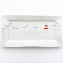 画像をギャラリービューアに読み込む, 一峰窯 Ippo Kiln / 331 中国 リム長角皿L Rec Plate Ex Large