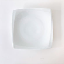 画像をギャラリービューアに読み込む, 中尾純 Jun NAKAO / 白磁稜線角皿(小) Square Plate (S) 0209