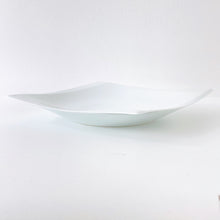 画像をギャラリービューアに読み込む, 中尾純 Jun NAKAO / 白磁稜線角皿(小) Square Plate (S) 0209