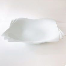 画像をギャラリービューアに読み込む, 中尾純 Jun NAKAO / 白磁縁重角 皿(大) Square Plate Triple Edge Design (L)0205