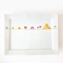 画像をギャラリービューアに読み込む, 一峰窯 Ippo Kiln / 113 Small Rectangle Plateさんぽ エジプト 長角トレイ(小)