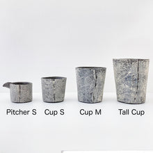 画像をギャラリービューアに読み込む, 3104 Taeko KAJIHARA 梶原妙子 / Tall Cup  粉打(黒)フリーカップ