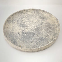 画像をギャラリービューアに読み込む, 4105 Taeko KAJIHARA 梶原妙子 / Plate LL 24cm 粉打(黒)プレート(特大)