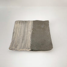 画像をギャラリービューアに読み込む, 3304 Taeko KAJIHARA 梶原妙子 / Square Plate  刷毛目(黒)四方皿