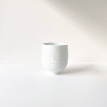 画像をギャラリービューアに読み込む, 井上祐希 Yuki INOUE / 釉滴湯呑 WHITE Japanese Tea Cup