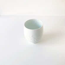 画像をギャラリービューアに読み込む, 井上祐希 Yuki INOUE / 釉滴湯呑 WHITE Japanese Tea Cup