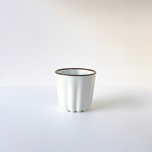 画像をギャラリービューアに読み込む, 皓洋窯 Kouyou Kiln / カヌカップL 渕さびバニラ(白)Canelé Cup L White