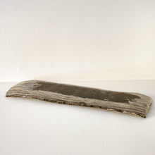 画像をギャラリービューアに読み込む, 4301 Taeko KAJIHARA 梶原妙子 / Extra Long Rectangle Plate 刷毛目(黒)長々皿