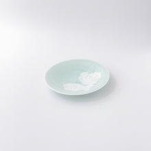 画像をギャラリービューアに読み込む, 川崎精一 Seiichi KAWASAKI /050112　陰刻皿14cm 薔薇 Small Plate 2Roses
