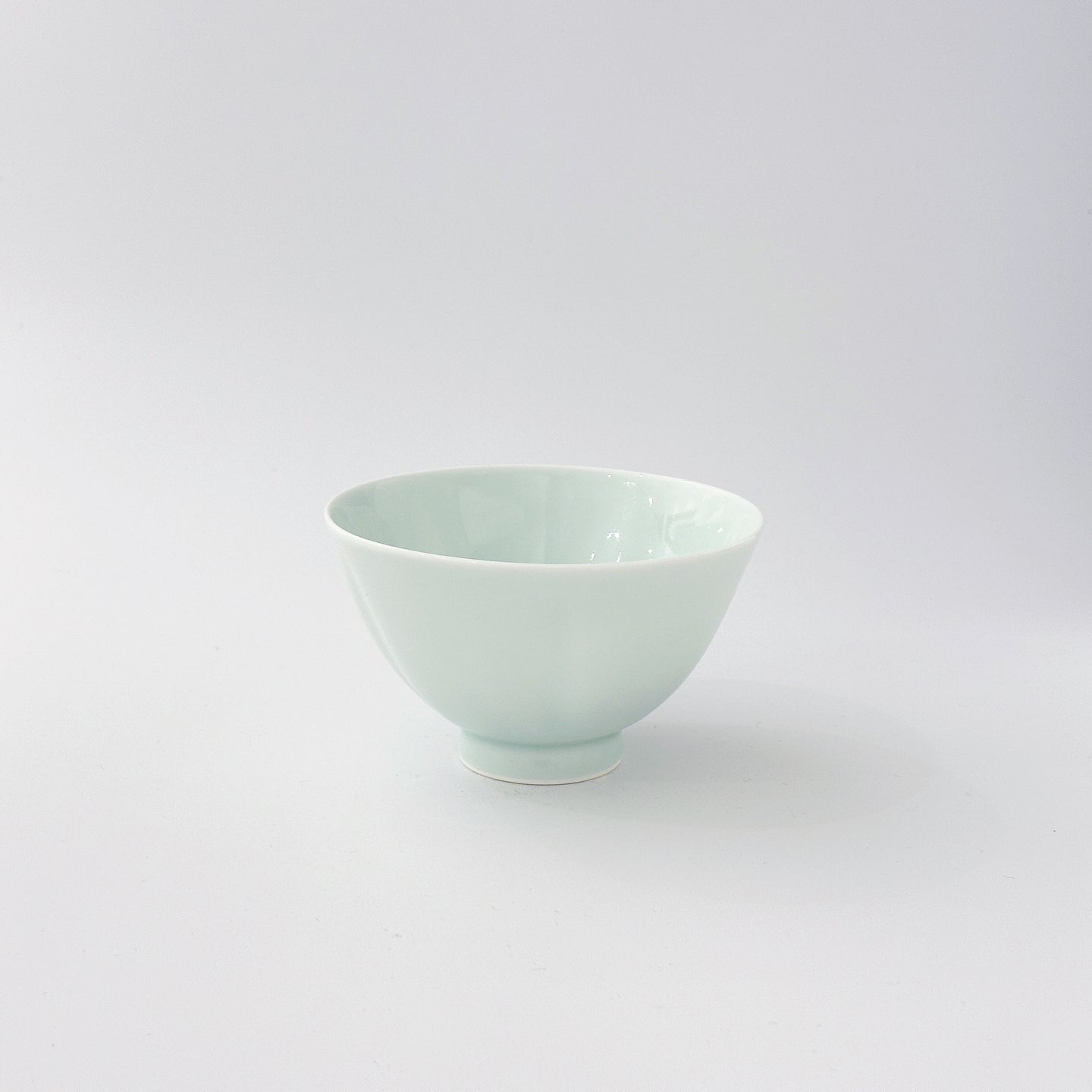 中尾純 Jun NAKO / 青白磁茶碗　Rice Bowl  Bluish White Porcelain