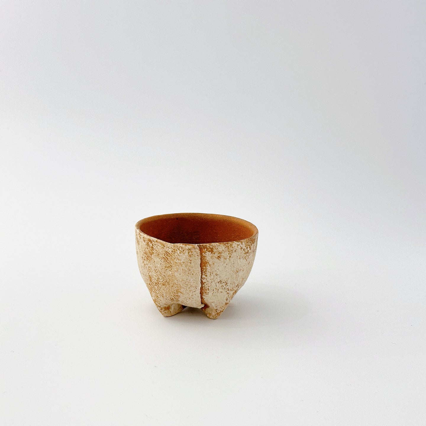 3605-1 Taeko KAJIHARA 梶原妙子 /Bowl S 粉打（橙）寄せ足椀（小）