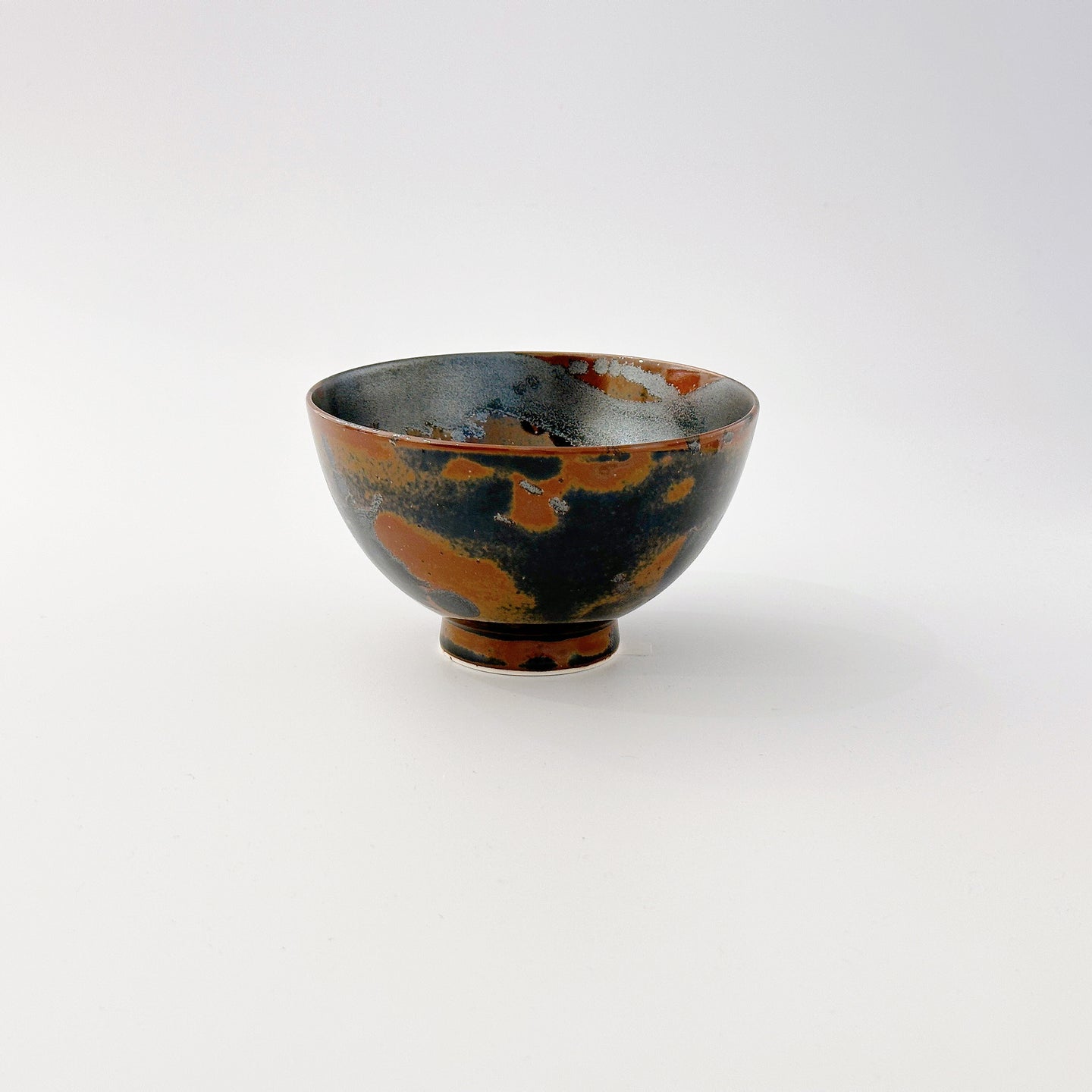 509 井上祐希 Yuki INOUE / 天目銀滴飯椀（大）Tenmoku Silver Drip Rice Bowl (L）
