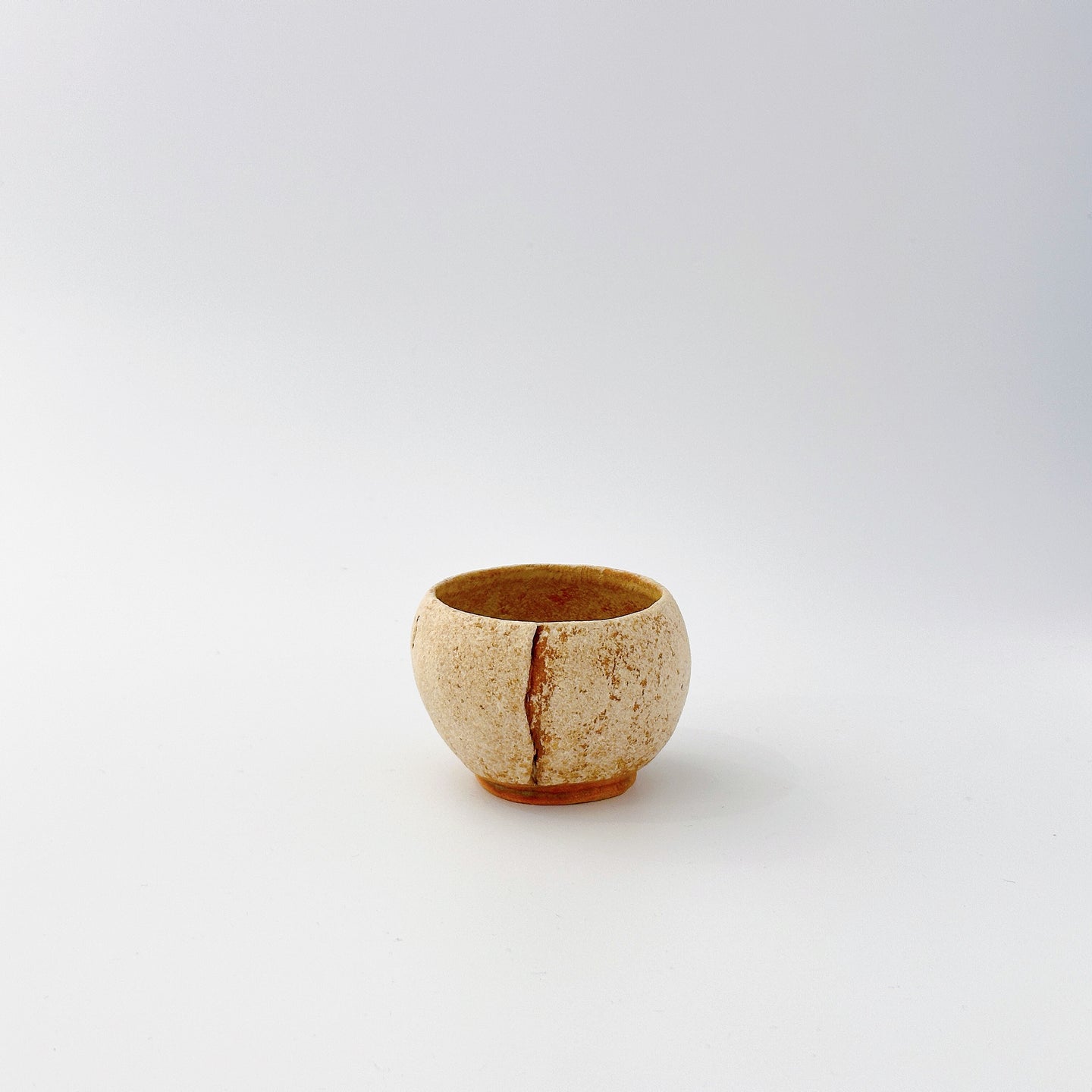 3607 Taeko KAJIHARA 梶原妙子 / Round Tea Cup 粉打（橙）