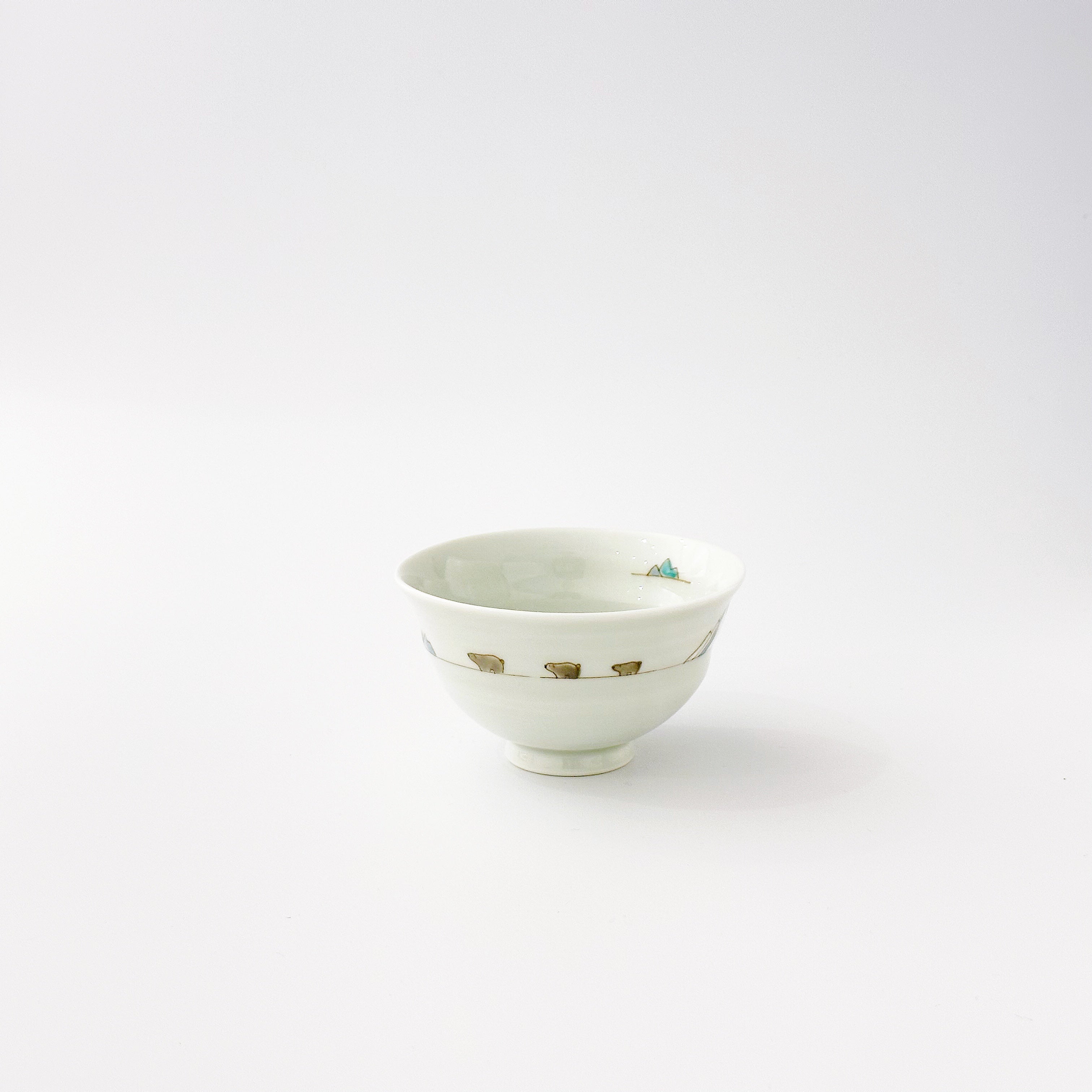 一峰窯 Ippo Kiln / 410504n Small Rice Bowl さんぽ 北極 飯碗(小