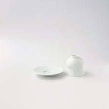 画像をギャラリービューアに読み込む, 210110　Ota Yuko Atelier Bisque 太田祐子/ Small Sencha Cup with Saucer "Kinchaku"　小煎茶碗（茶托付） 巾着
