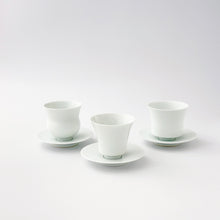 画像をギャラリービューアに読み込む, 210110　Ota Yuko Atelier Bisque 太田祐子/ Small Sencha Cup with Saucer "Kinchaku"　小煎茶碗（茶托付） 巾着

