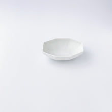 画像をギャラリービューアに読み込む, 金善窯 Kanezen Kiln / 430213s　長角八角小鉢 スノー　Rectangular Octagonal Small Bowl Snow
