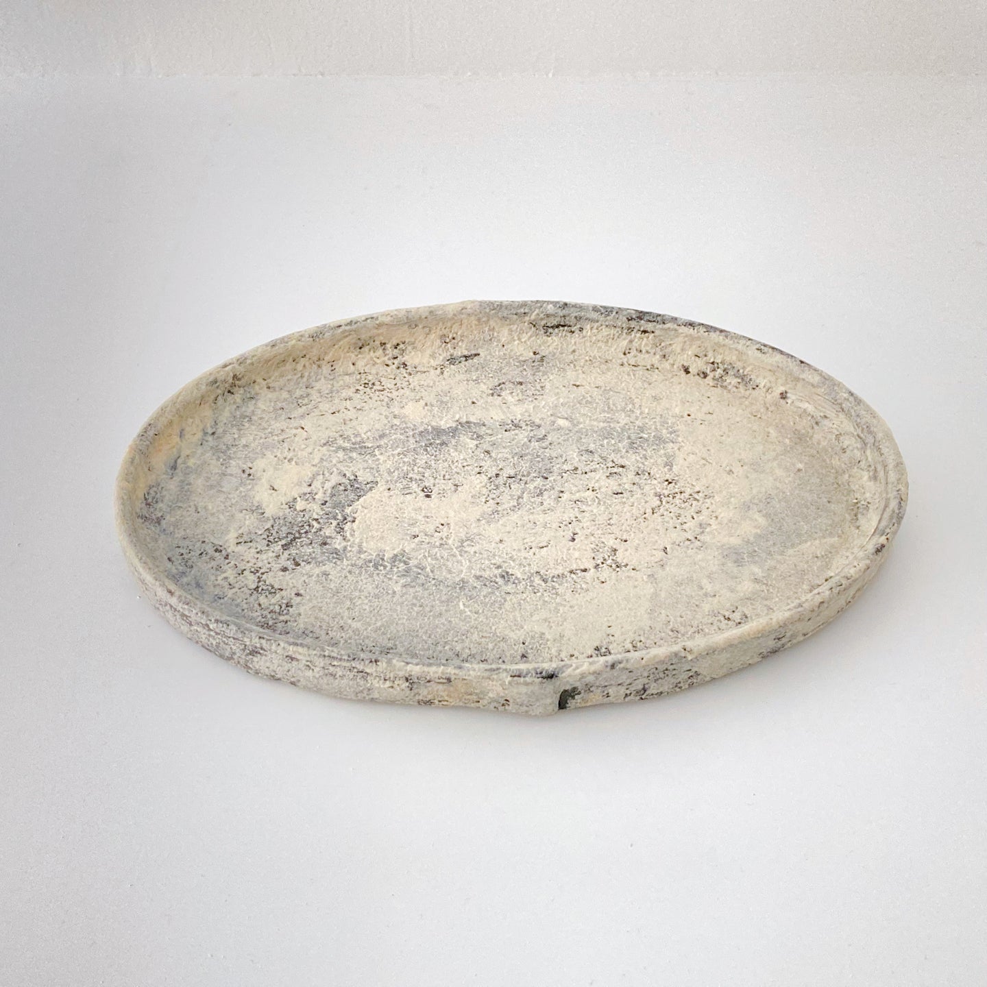 4112 Taeko KAJIHARA 梶原妙子 / Oval Plate Black  粉打（黒）オーバル